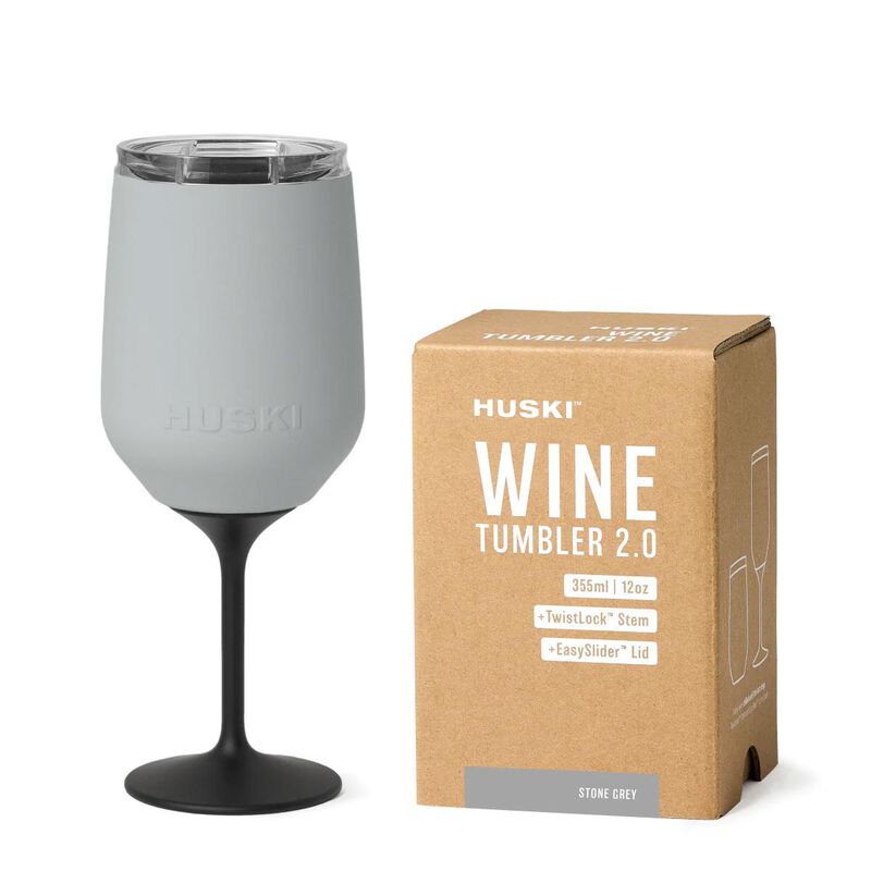 Huski Wine Tumbler 2.0 - Stone Grey image number 0